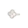 Van Cleef 
Arpels Vintage Alhambra ring in white gold, mother of pearl and diamond - 00pp thumbnail