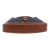 Sac bandoulière Gucci  Jackie en toile sûpreme GG bleue et cuir marron - Detail D1 thumbnail