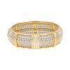 Bracelet Cartier  en or jaune, acier et diamants - 00pp thumbnail