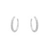 Paire de boucles d'oreilles Chaumet  en or blanc et diamants - 00pp thumbnail