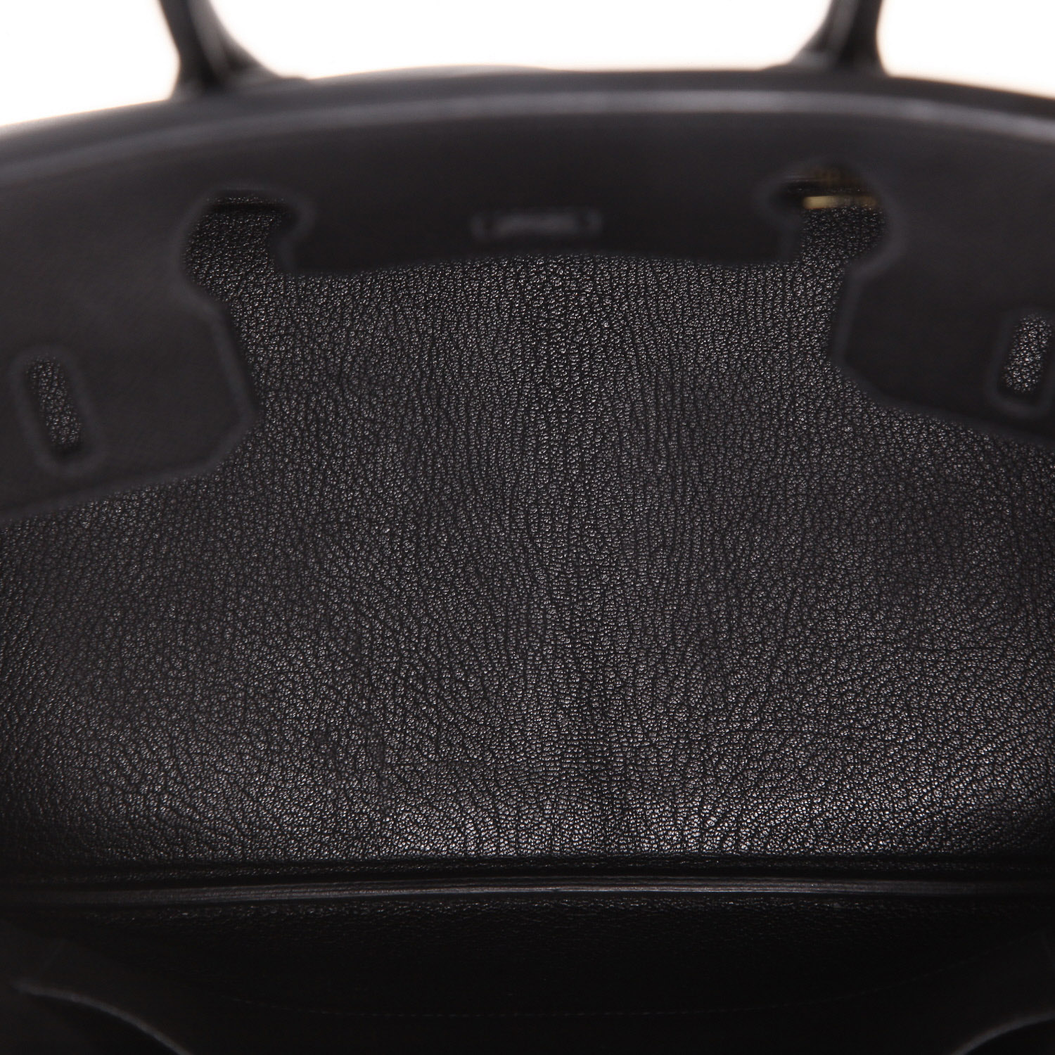 Bolso de mano Hermès  Birkin 30 cm en cuero epsom negro - Detail D3
