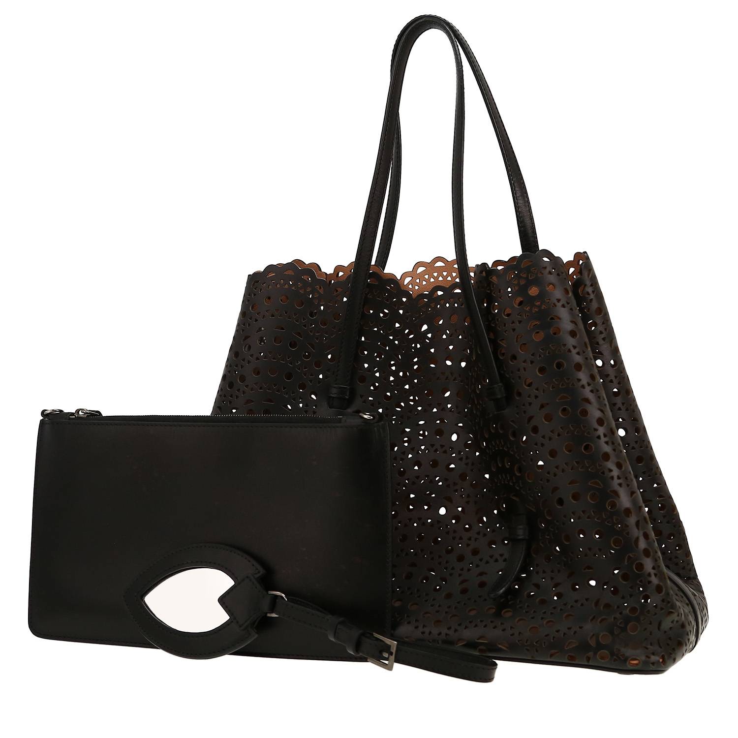 Borsa Alaïa   in pelle nera
