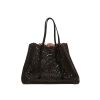 Alaïa   handbag  in black leather - 360 thumbnail