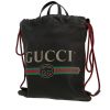 Sac à dos Gucci   en cuir noir - 00pp thumbnail