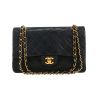 Borsa Chanel  Timeless Classic in pelle trapuntata blu marino - 360 thumbnail