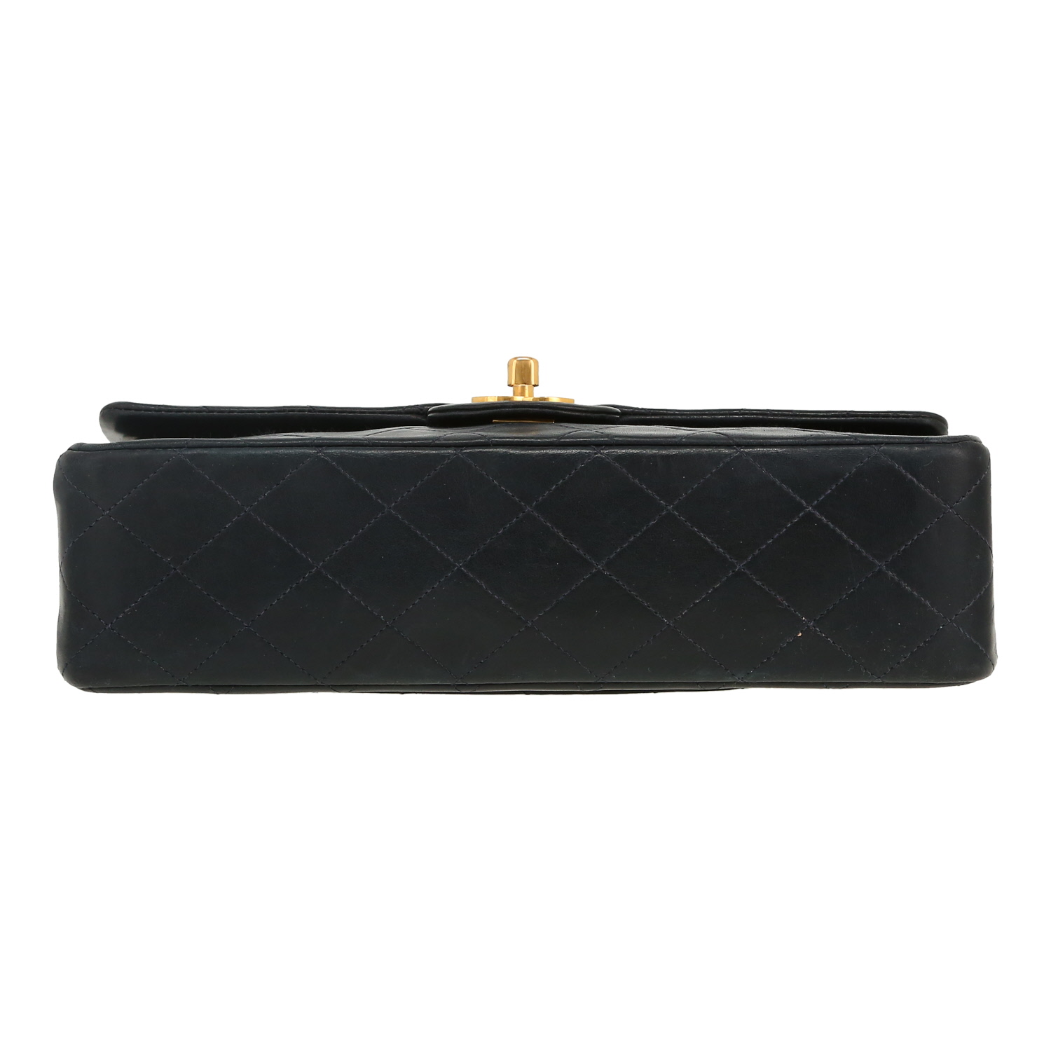 Borsa Chanel  Timeless Classic in pelle trapuntata blu marino - Detail D1