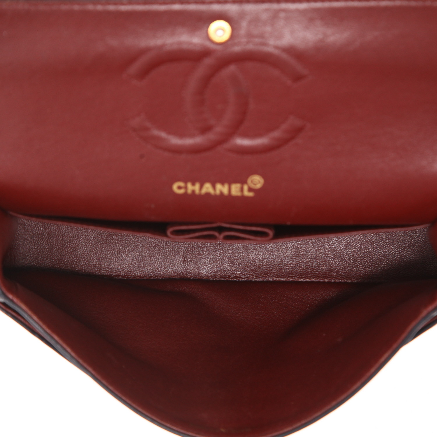 Bolso de mano Chanel  Timeless Classic en cuero acolchado azul marino - Detail D3