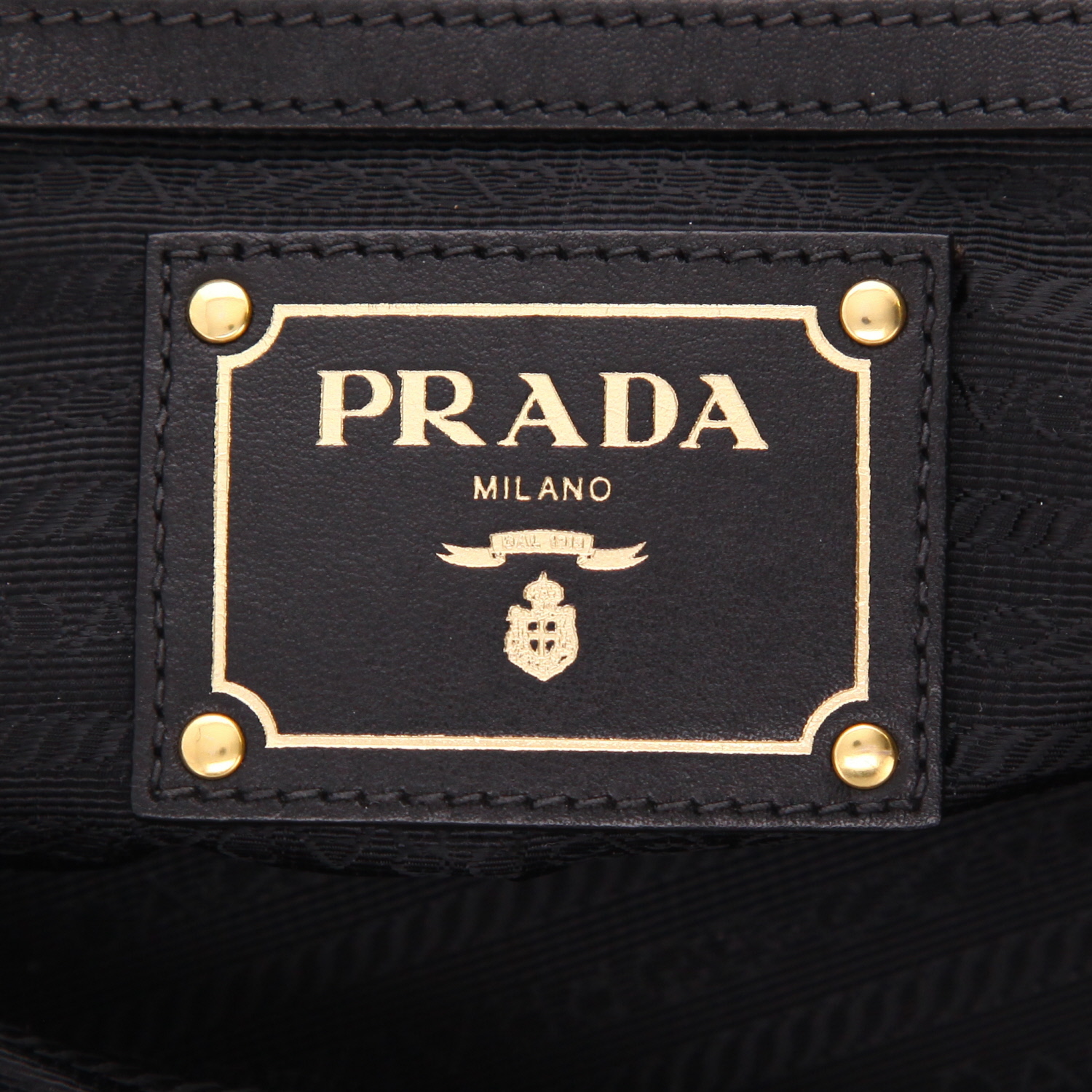 Borsa Prada   in pelle nera - Detail D2