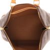 Louis Vuitton  Alma small model  handbag  in brown monogram canvas  and natural leather - Detail D3 thumbnail