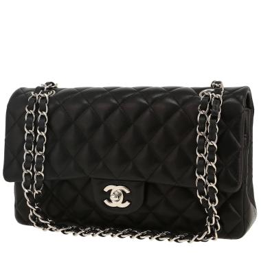 Chanel  Timeless Classic handbag  in black quilted leather