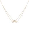 Collier Chanel Coco Crush en or beige et diamants - 00pp thumbnail