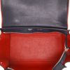 Sac à main Celine  Trapeze en cuir bleu-marine et jonc rouge - Detail D3 thumbnail