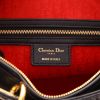Sac à main Dior  Lady Dior en cuir cannage noir - Detail D2 thumbnail