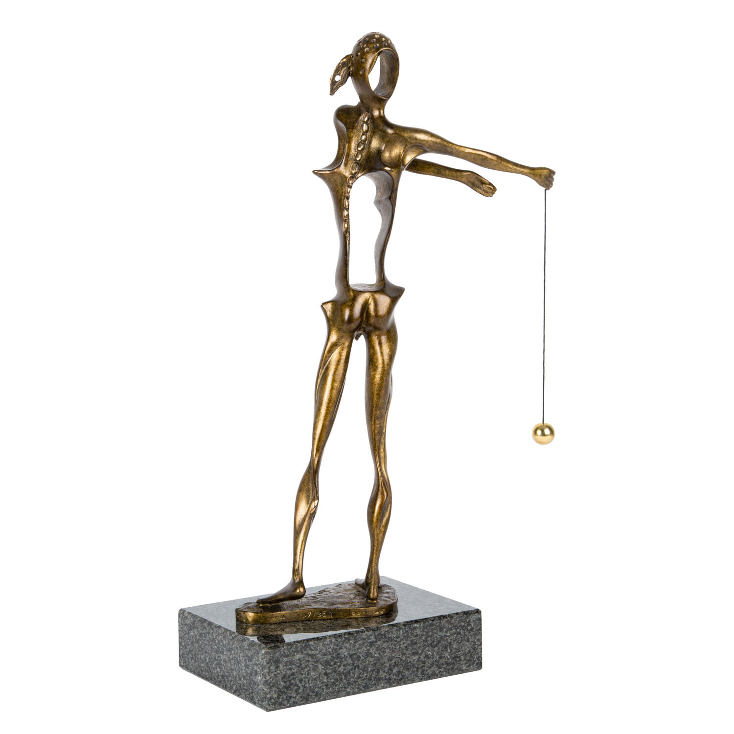 Salvador Dalí (1904-1989), Hommage à Newton - le modèle créé vers 1980 - Detail D1