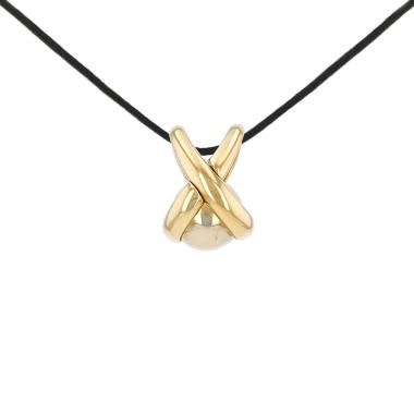 Ciondolo Chaumet Lien in oro giallo e oro bianco