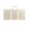 Dior   travel bag  in white monogram canvas Oblique  and white leather - 360 thumbnail