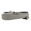 Dior  Saddle shoulder bag  in grey grained leather - Detail D1 thumbnail