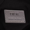 Dior  Saddle shoulder bag  in grey grained leather - Detail D2 thumbnail