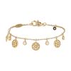 Bracelet Dior Rose des vents en or jaune, nacre et diamants - 00pp thumbnail