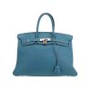 Sac à main Hermès  Birkin 35 cm en cuir togo bleu-jean - 360 thumbnail