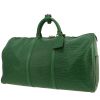 Bolsa de viaje Louis Vuitton  Keepall 50 en cuero Epi verde - 00pp thumbnail