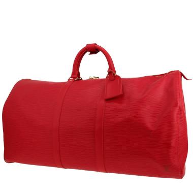 Bolsa de viaje Louis Vuitton  Keepall 50 en cuero Epi rojo