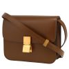 Sac bandoulière Celine  Classic Box Teen en cuir box marron - 00pp thumbnail