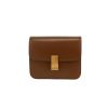 Sac bandoulière Celine  Classic Box Teen en cuir box marron - 360 thumbnail