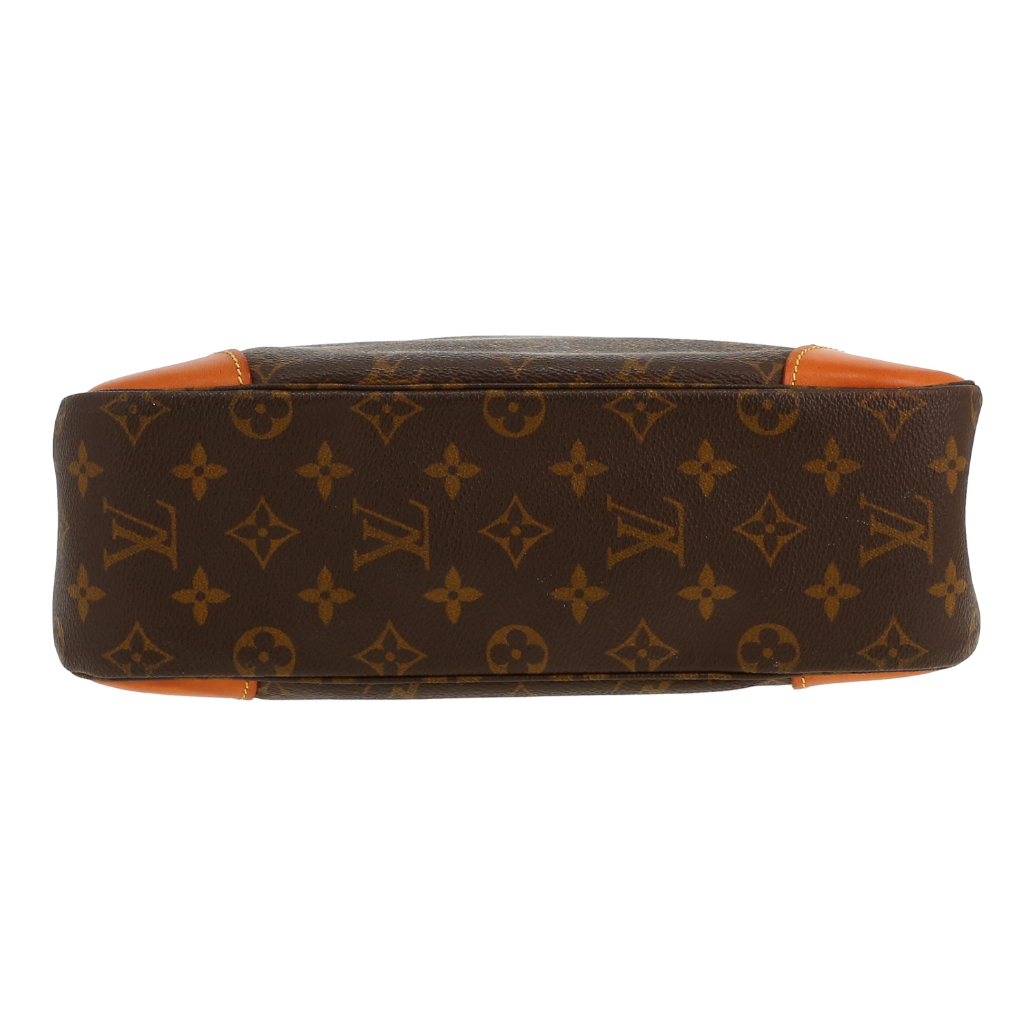 Borsa Louis Vuitton  Boulogne in tela monogram marrone e pelle naturale - Detail D1