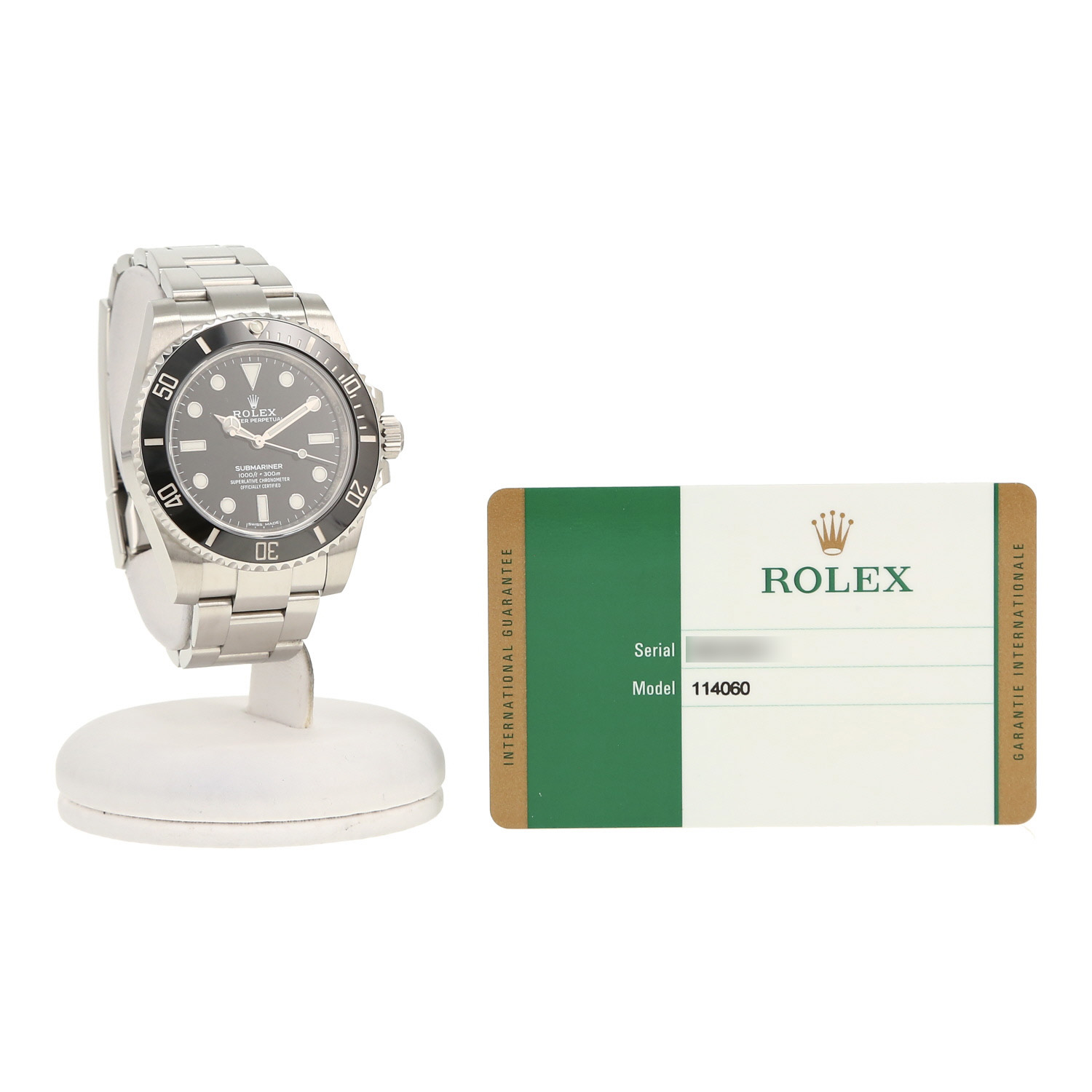 Montre Rolex Submariner en acier Ref: Rolex - 114060  Vers 2017