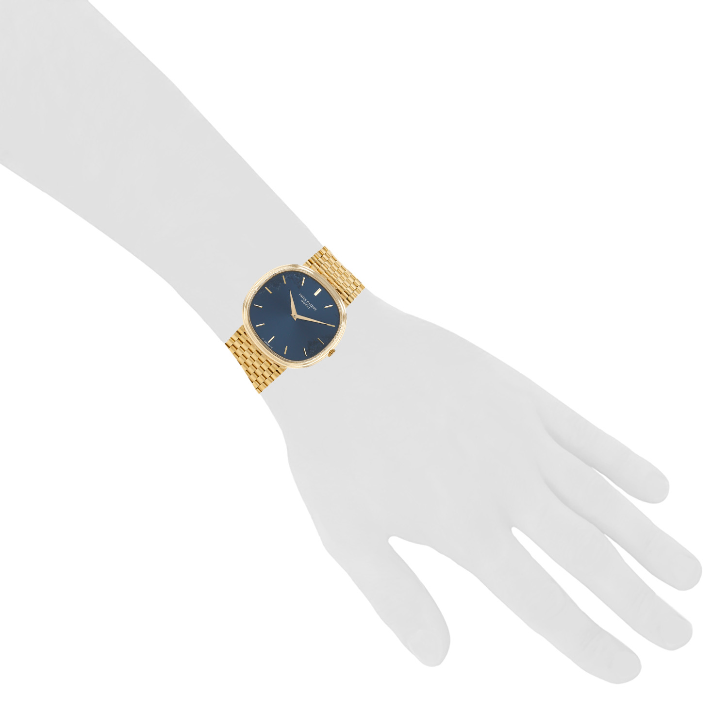 Reloj Patek Philippe Golden Ellipse de oro amarillo Ref: Patek Philippe - 3739  Circa 1980 - Detail D1