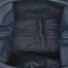 Pochette Bottega Veneta  Pouch en cuir intrecciato bleu - Detail D3 thumbnail