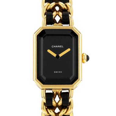 Montre Chanel Première taille M  en plaqué or Ref: Chanel - H0001  Vers 1990