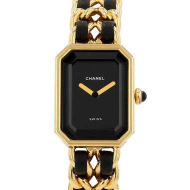 Montre Chanel Première taille M  en plaqué or Ref: Chanel - H0001  Vers 1990