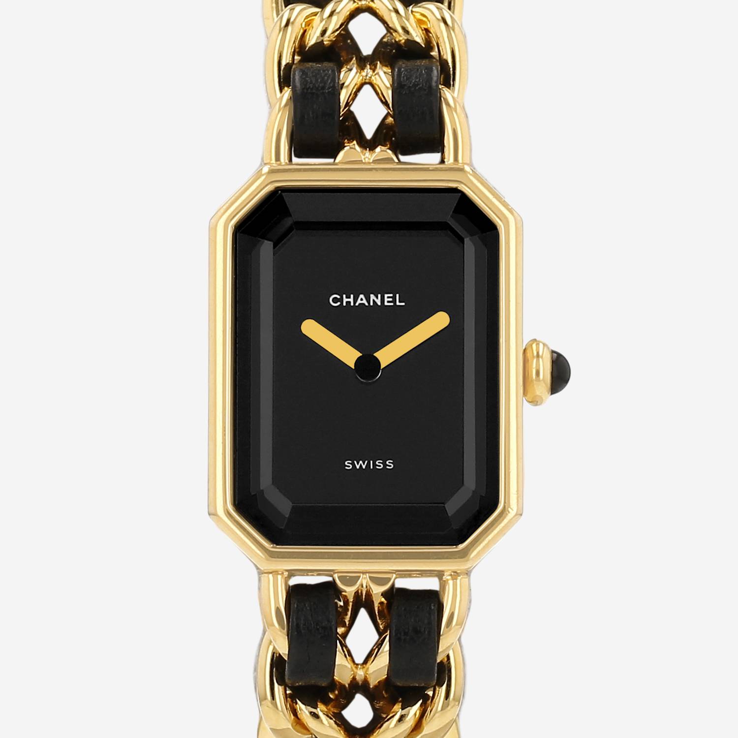 Orologio Chanel Première taglia M  in oro placcato Ref: Premiére  Circa 1990