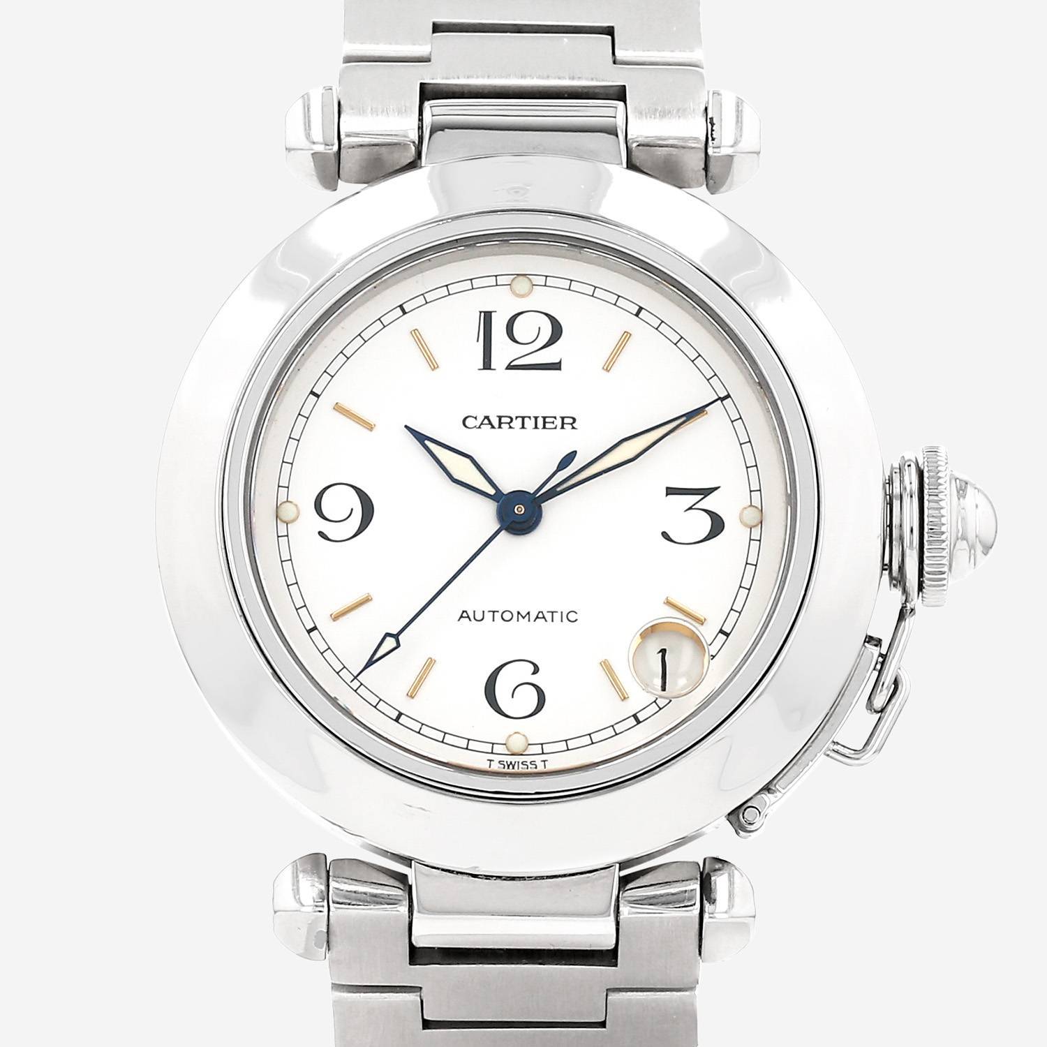 Reloj Cartier Pasha de acero Ref: Cartier - 2324  Circa 1999