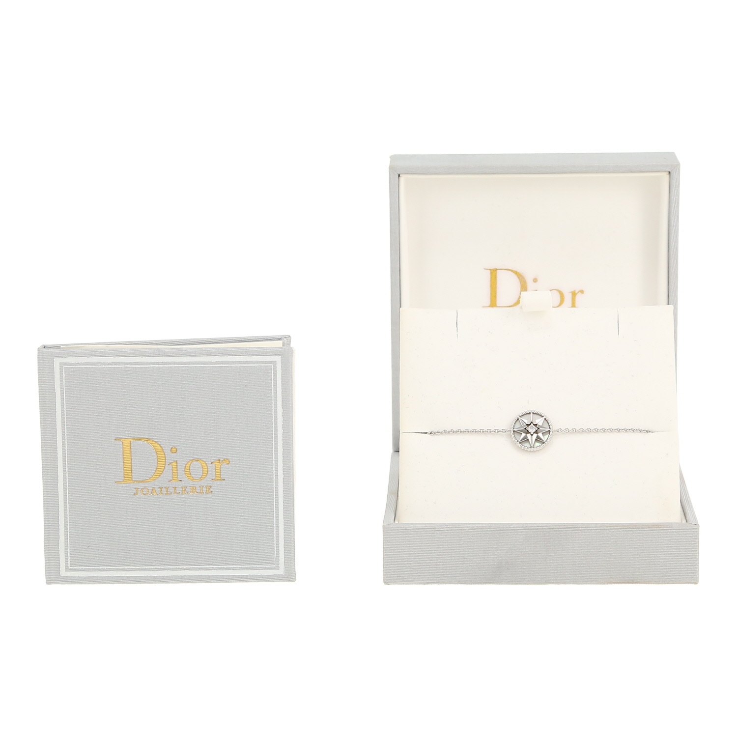 Bracciale Dior Rose des vents in oro bianco, madreperla e diamante - Detail D2