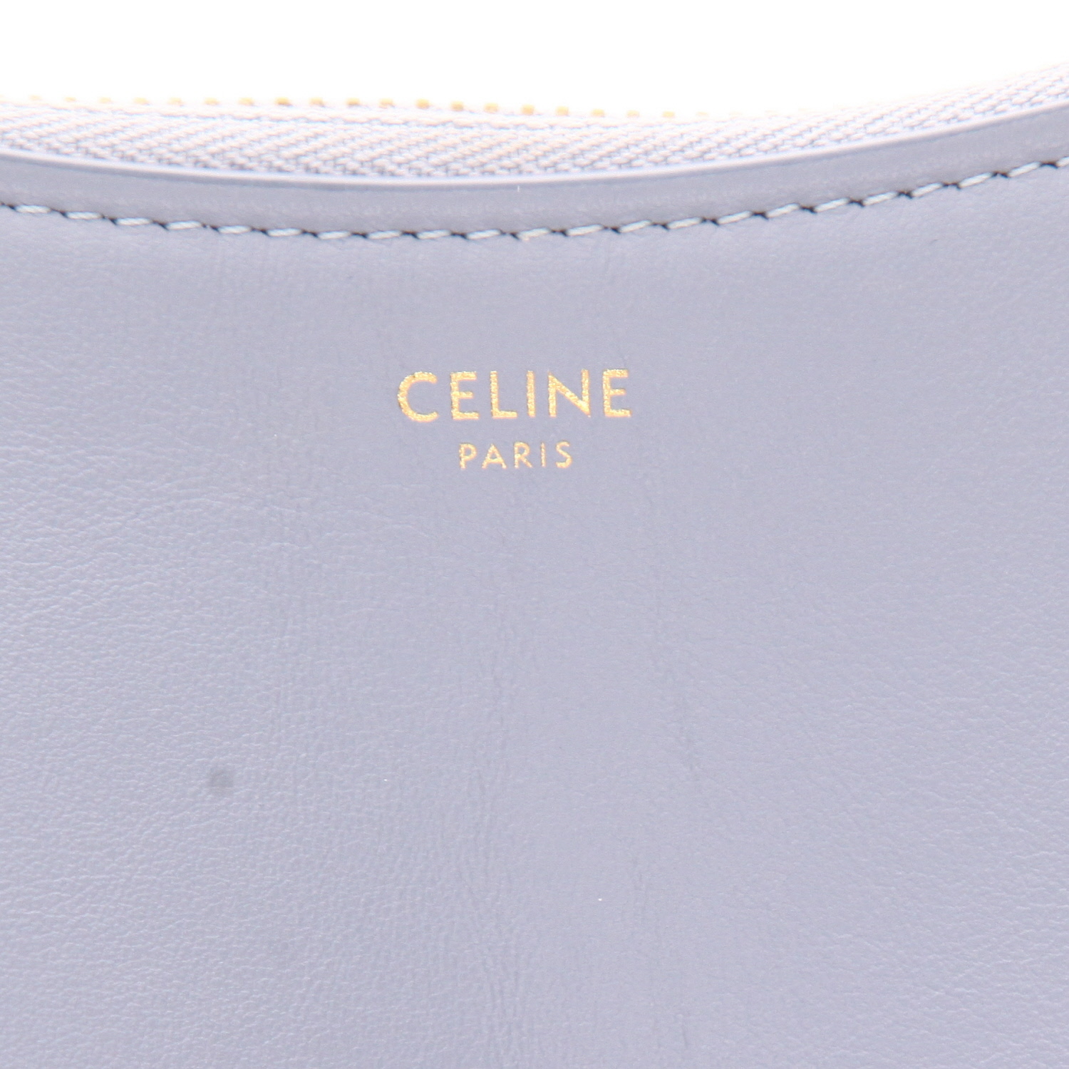 Bolso de mano Celine  Ava en cuero azul - Detail D2