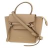 Celine  Belt Nano shoulder bag  in beige grained leather - 00pp thumbnail