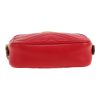 Borsa a tracolla Gucci  GG Marmont Camera in pelle rossa - Detail D1 thumbnail