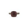 Pomellato Nudo Maxi ring in pink gold, moonstone and diamonds - 360 thumbnail