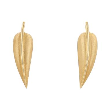 Paire de boucles d'oreilles Tiffany & Co  en or jaune