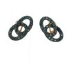 Pomellato Catene earrings in pink gold and tourmaline - 360 thumbnail