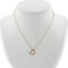 Collar Tiffany & Co Open Heart modelo pequeño de oro amarillo - 360 thumbnail