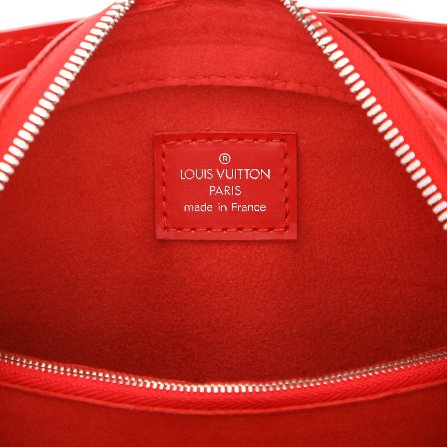 Bolso de mano Louis Vuitton  Pont Neuf en cuero Epi rojo - Detail D2