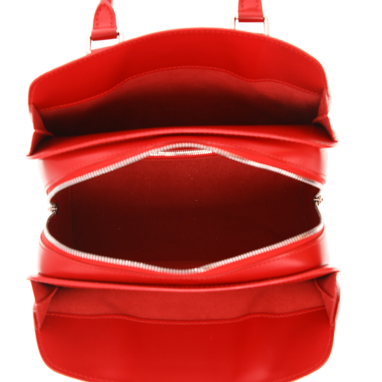 Borsa Louis Vuitton  Pont Neuf in pelle Epi rossa - Detail D3