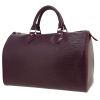 Sac à main Louis Vuitton  Speedy 35 en cuir épi violet - 00pp thumbnail