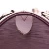 Sac à main Louis Vuitton  Speedy 35 en cuir épi violet - Detail D2 thumbnail
