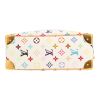 Louis Vuitton  Trouville handbag  in white and multicolor monogram canvas  and natural leather - Detail D1 thumbnail