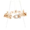 Bracciale Tiffany 
Co HardWear largo in oro rosa e diamanti - 360 thumbnail